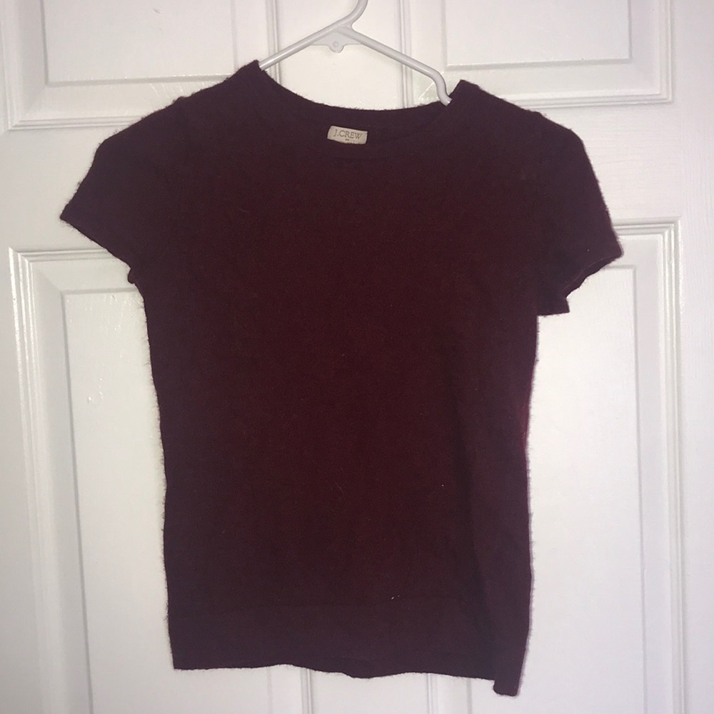 A shirt that is sweater material